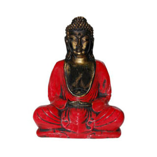 Buda rezando rojo