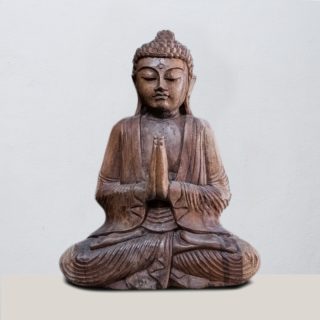Buda Sentado de madera