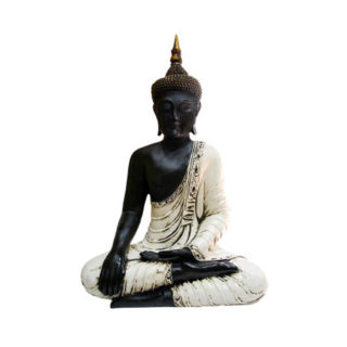 Buda Rezo negro y blanco